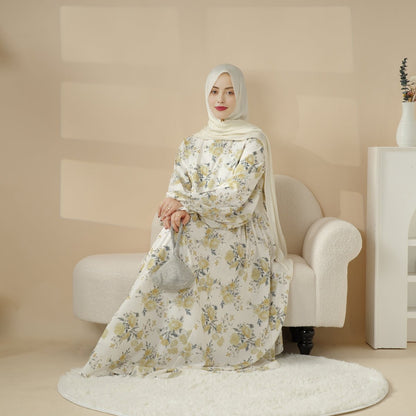 Printed Reversible Abaya (MA082)