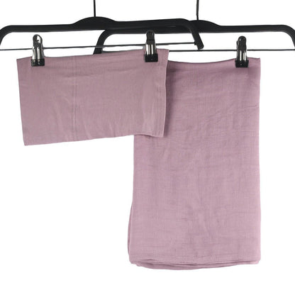 Modesty Pure Color Hijab & Undercap 2-Piece Set (MH174)
