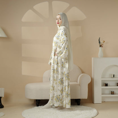 Printed Reversible Abaya (MA082)