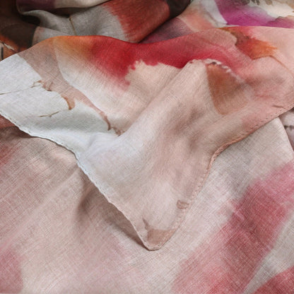 Watercolour Floral  Printed Hijab (MH103)