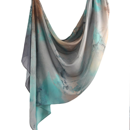 Watercolour Floral  Printed Hijab (MH103)